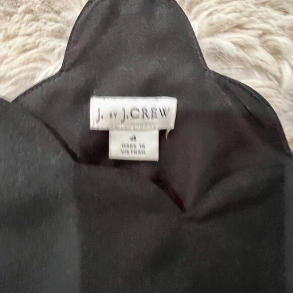 J.Crew Black Scalloped Camisole – Size 4 - Picture 2 of 3